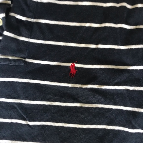 Bundle of Ralph Lauren,Chaps striped shirt sleeve pique polo large, cl - Picture 6 of 8